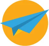 종이비행기 아이콘